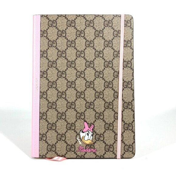 GUCCI Disney collaboration Daisy Duck GG Supreme Note Notepad notebook Unused